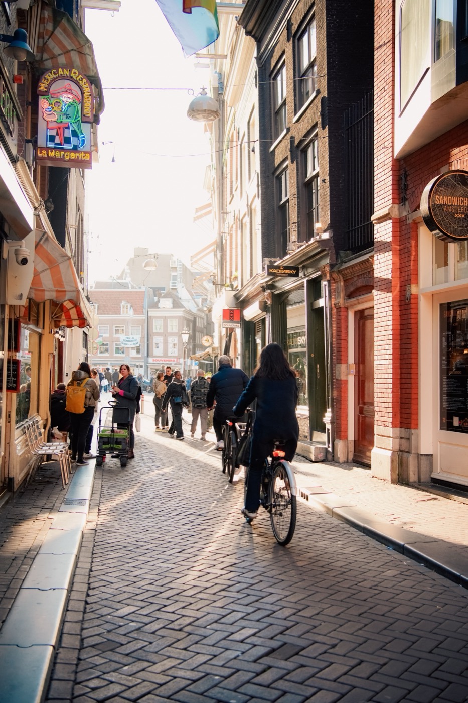 Cyclist in the city